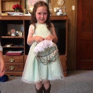 Spring dress mint green